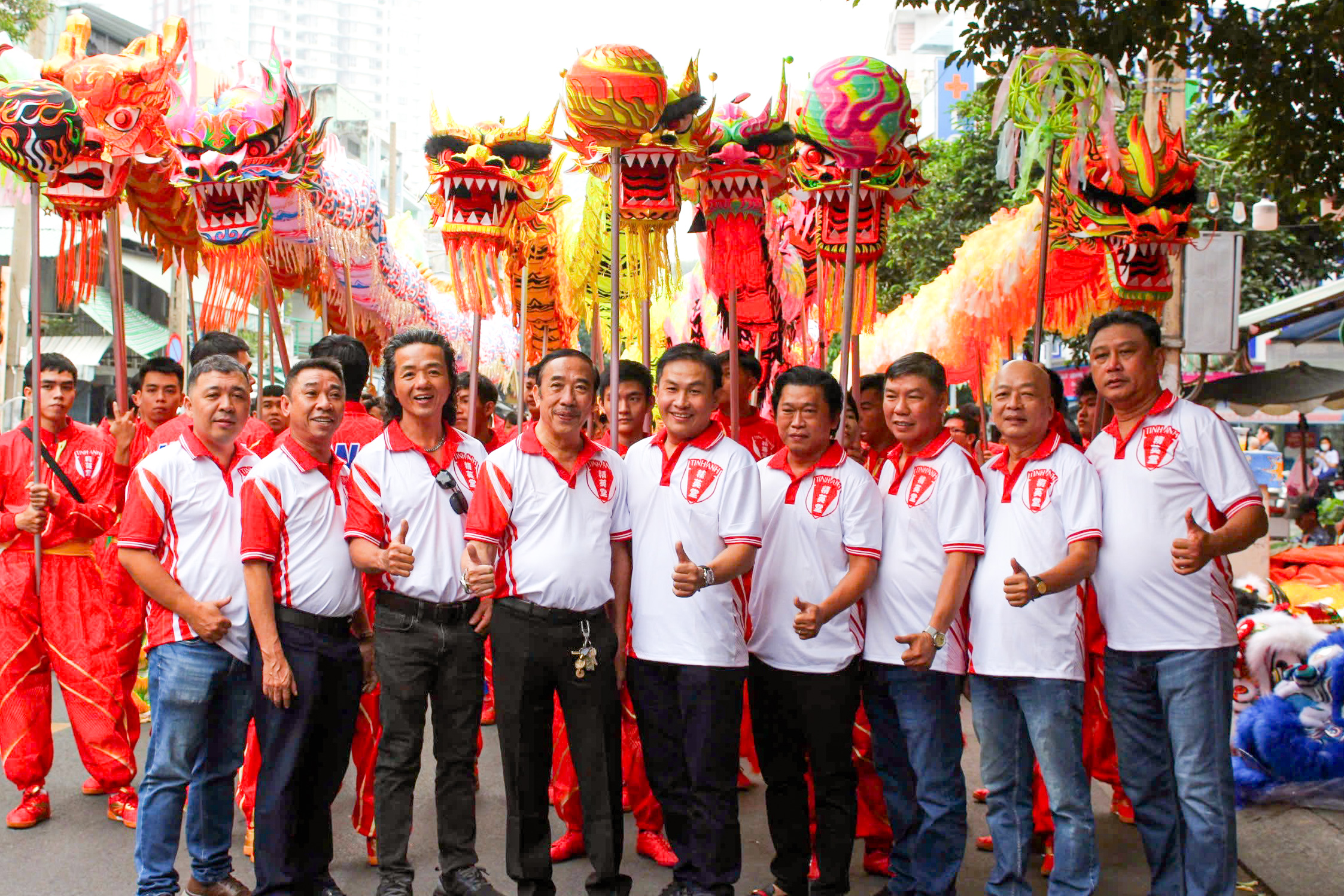 Lion and Dragon dance plays a big role in Vietnamese Tet holiday, and you can spot its performance pretty much anywhere on the street