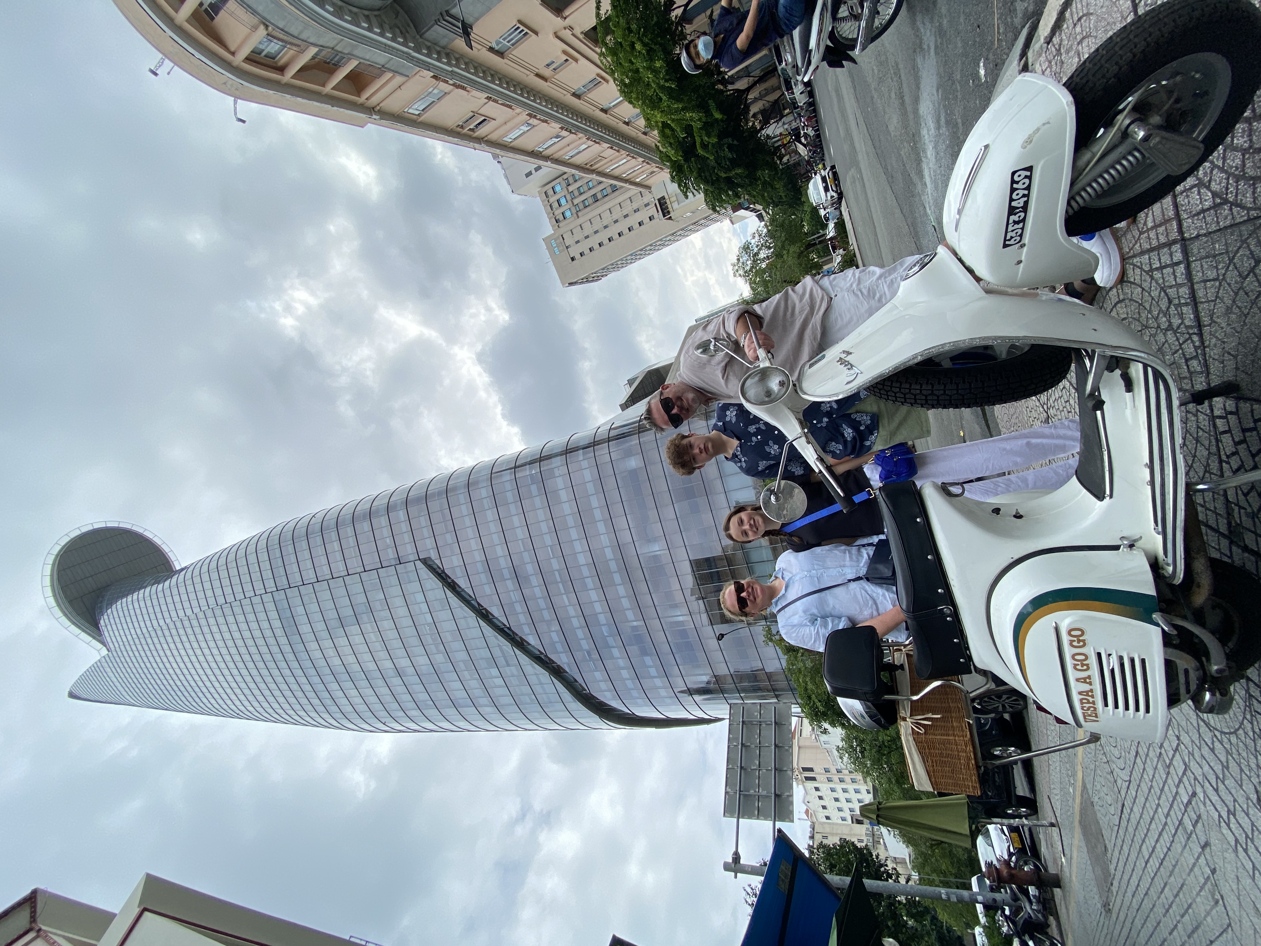 Taken after a lotus bud, the Bitexco Financial Tower is a very iconic skyscraper in Saigon