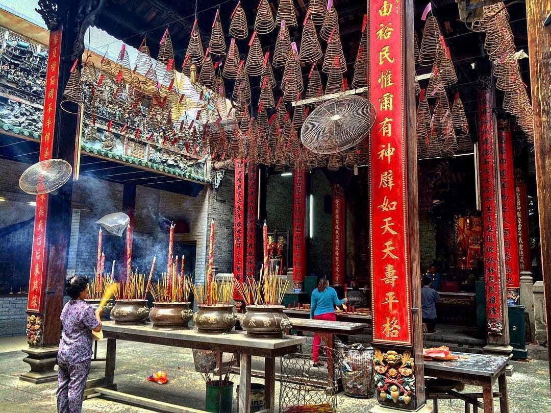 Thien Hau Temple - a Chinese-style temple in Saigon dedicated to the Goddess of the Sea