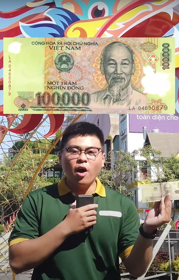 The official currency in Vietnam is Vietnam Dong (VND)