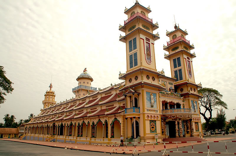 Cao Dai Temple near Ho Chi Minh City