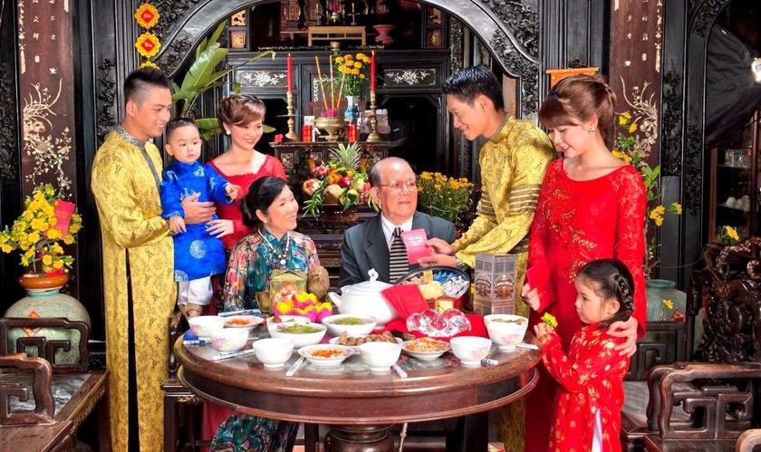 Similar to Christmas in Western culture, Tet festival in Vietnam is the time for reunion and gathering