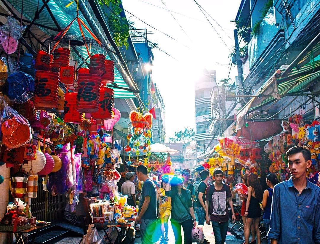 Saigon China Town - Lantern Street