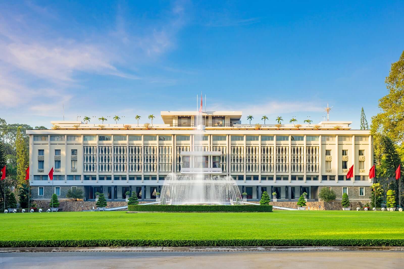 The Reunification Palace is a symbol of Vietnam’s struggling history to the final peace