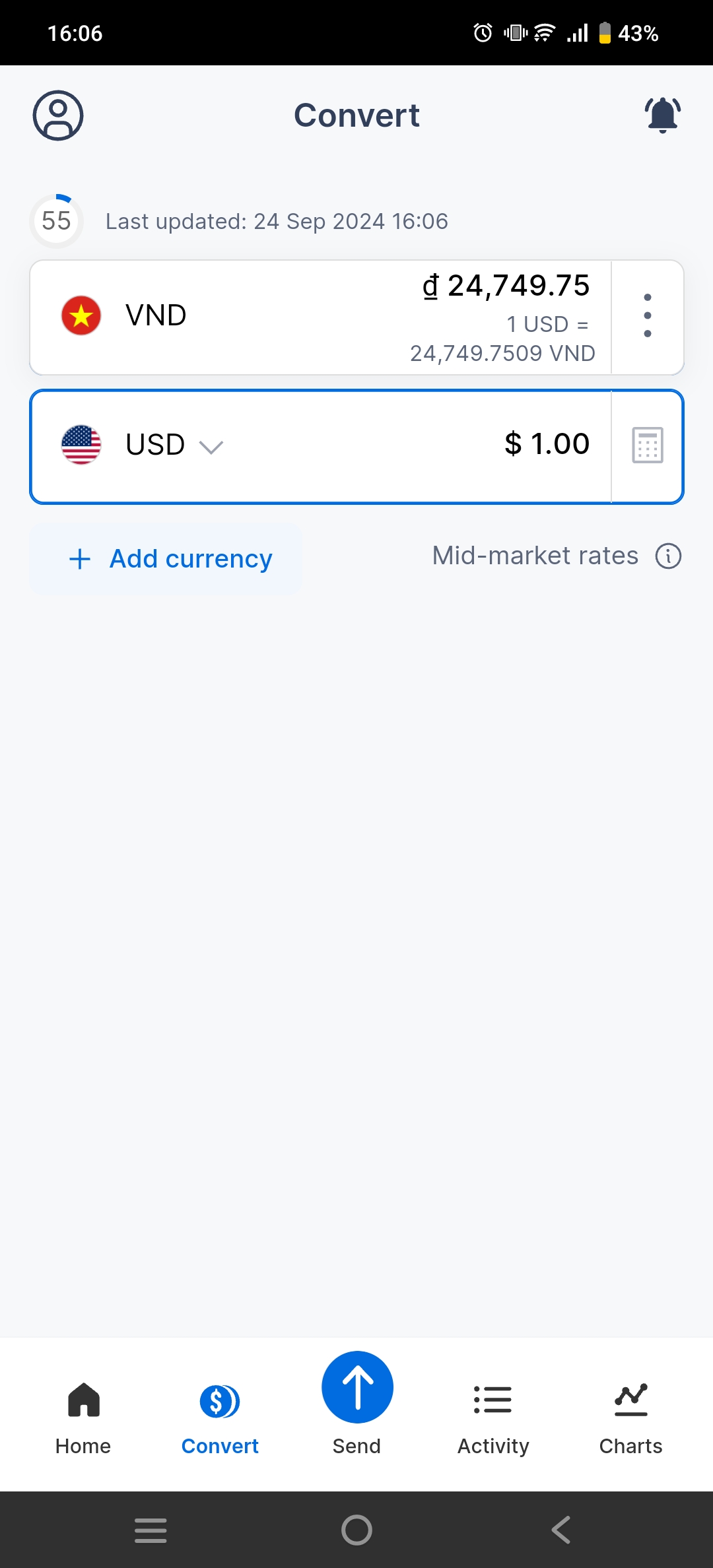 Always know your exchange rate - XE currency helps you have better shopping experience in Vietnam