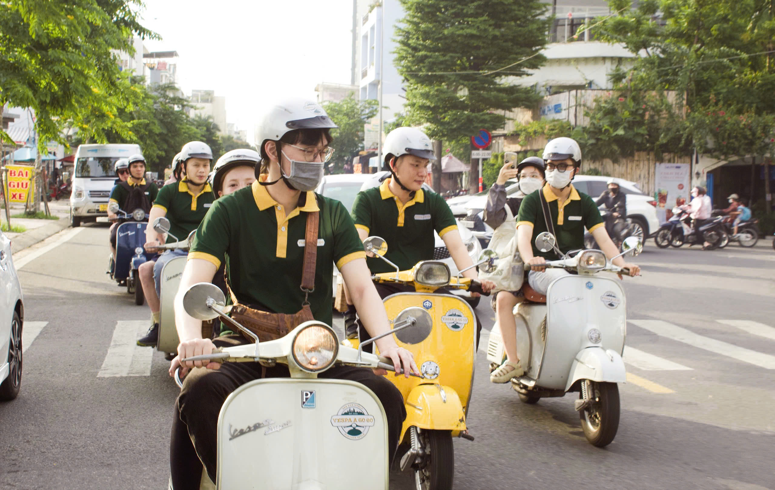 Book a scooter tour and see the most of Saigon with Vespa A Go Go