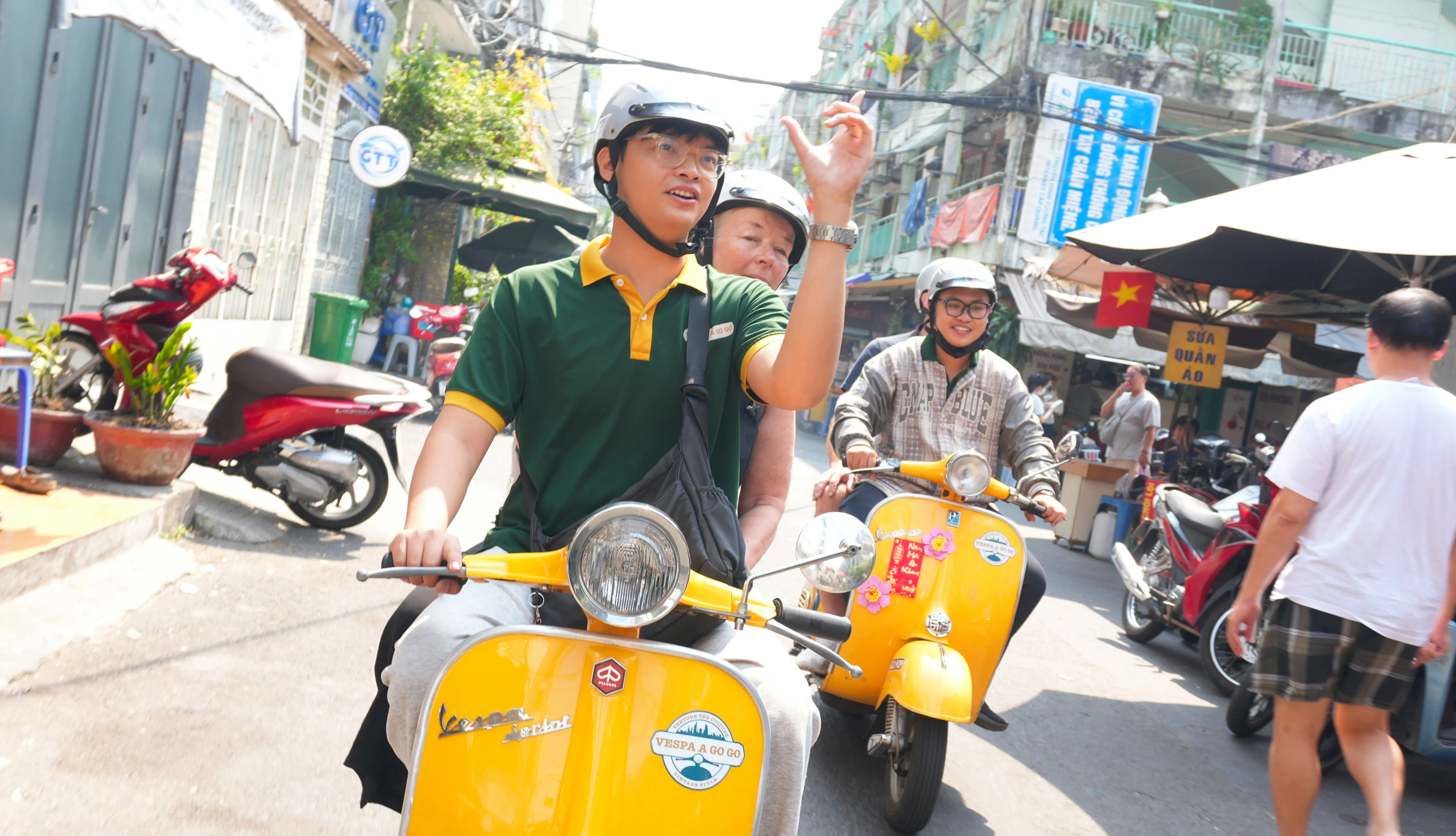 Riding scooter in Vietnam is rewarding