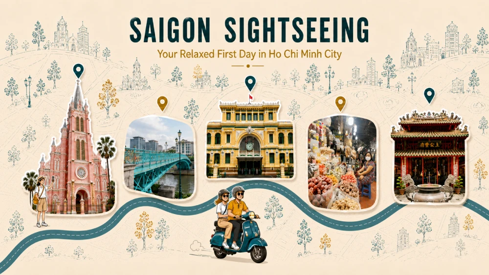 Roadmap tour Saigon SightSeeing