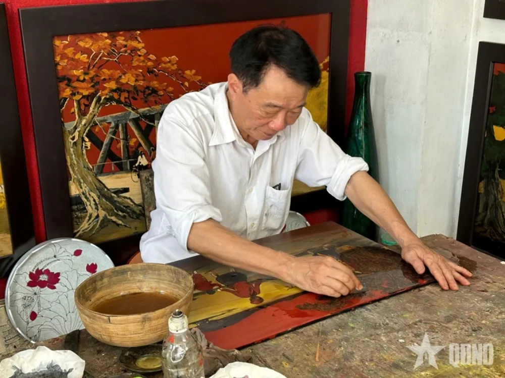 tranh sơn mài