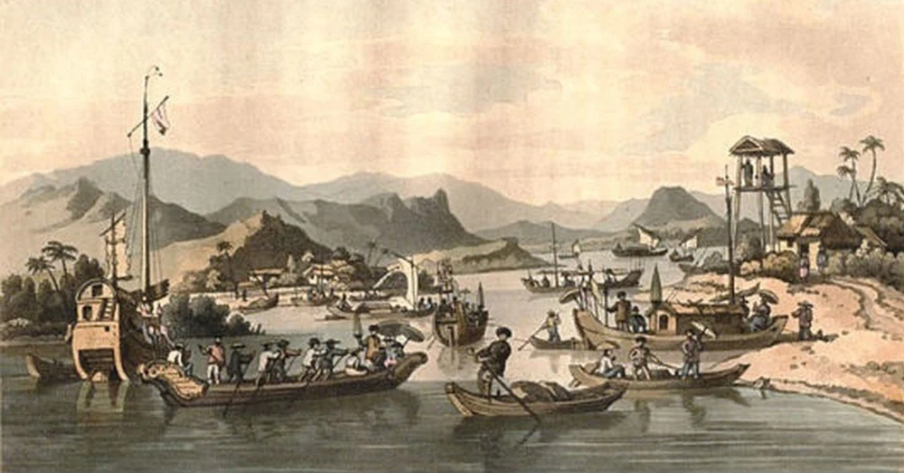 Hoi An port 18th century